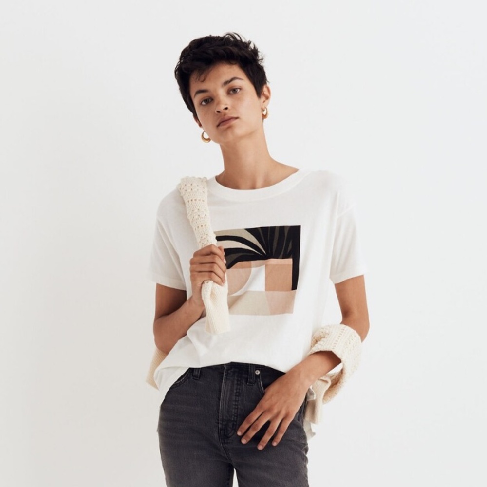 Madewell x Kit Agar Oversized Tee